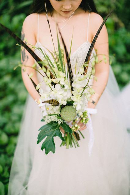 Feather bouquet
