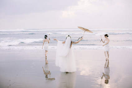 Bali beach wedding