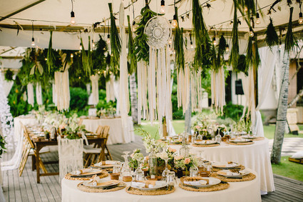 Bohemian wedding in Bali