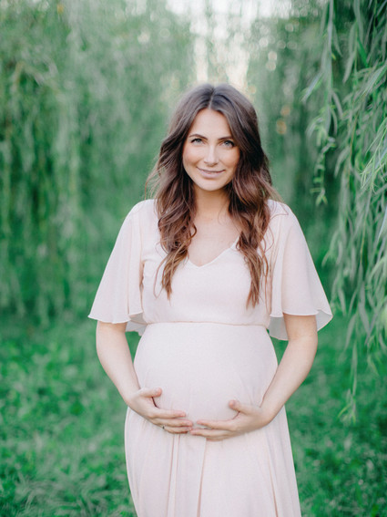 Dreamy formal maternity photos