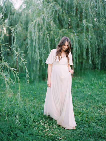 Dreamy formal maternity photos