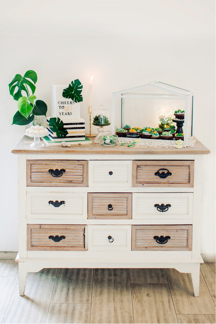 A botanical greenery 40th birthday party