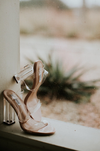 Modern bridal shoes