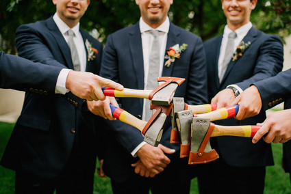 Bohemian modern fiesta wedding