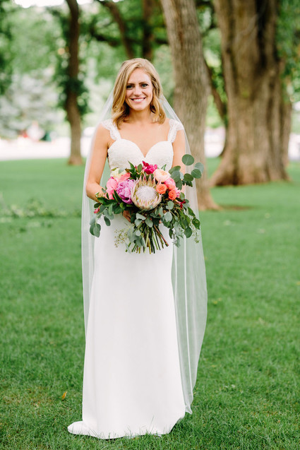 Protea bridal bouquet