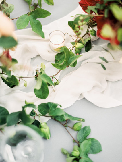 Romantic table setting