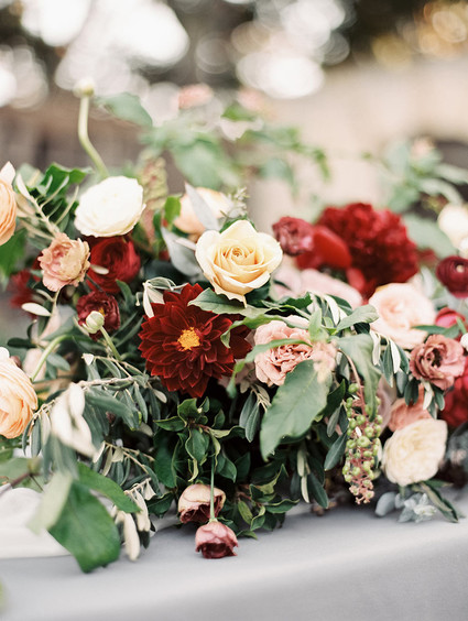 Fall wedding florals