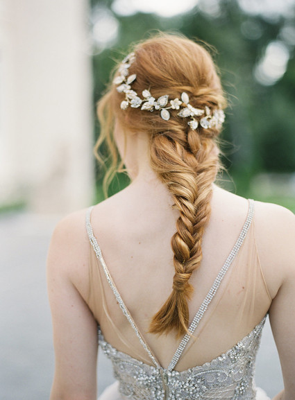 Bridal fishtail braid