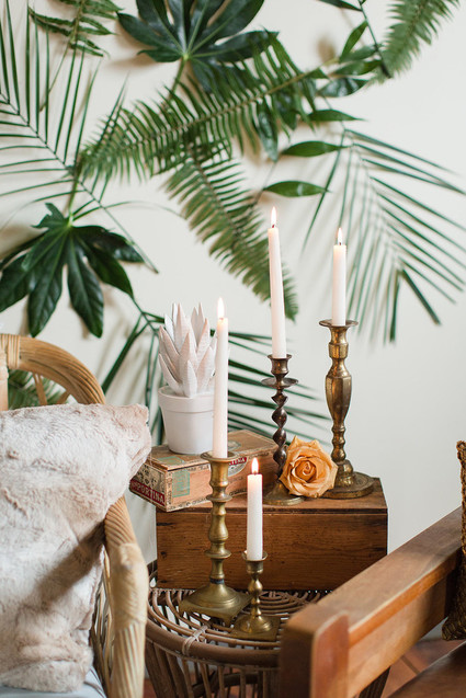 Gold candles