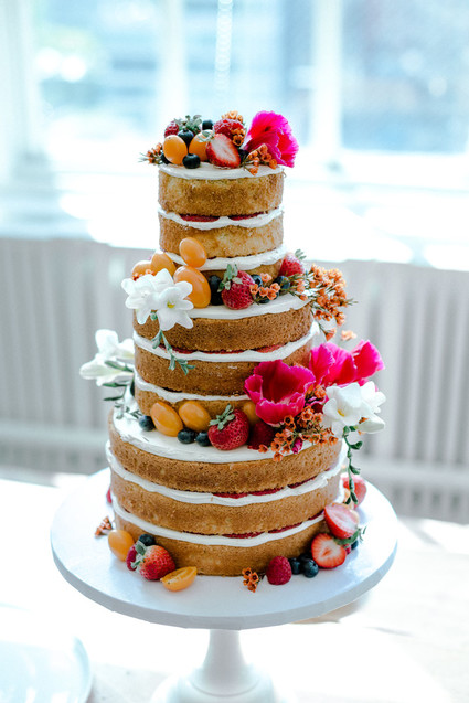 naked layer cake