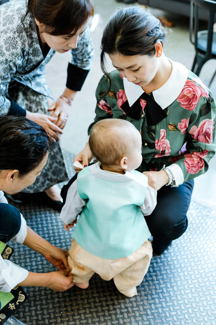 Modern first birthday Korean Dol