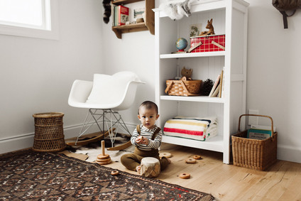 Modern vintage boy's nursery