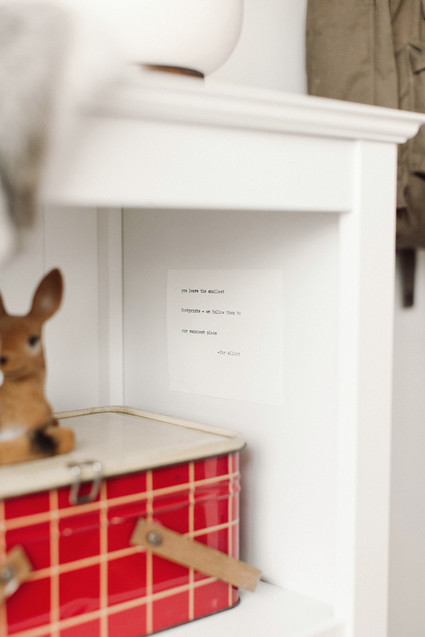 Modern vintage boy's nursery