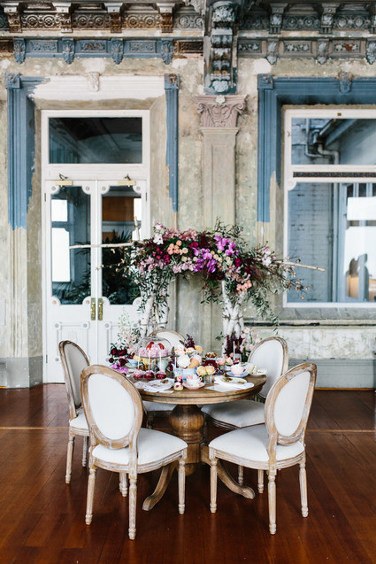 Moody floral spring party ideas