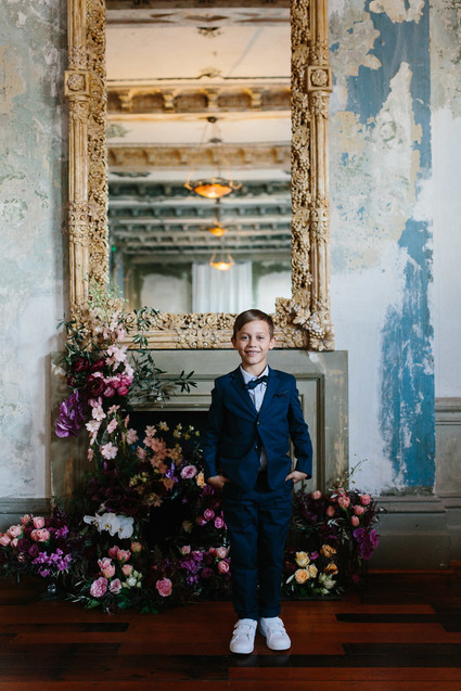 Moody floral spring party ideas