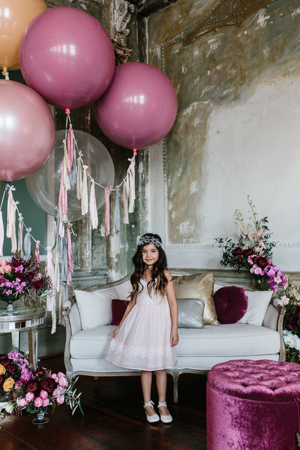 Moody floral spring party ideas