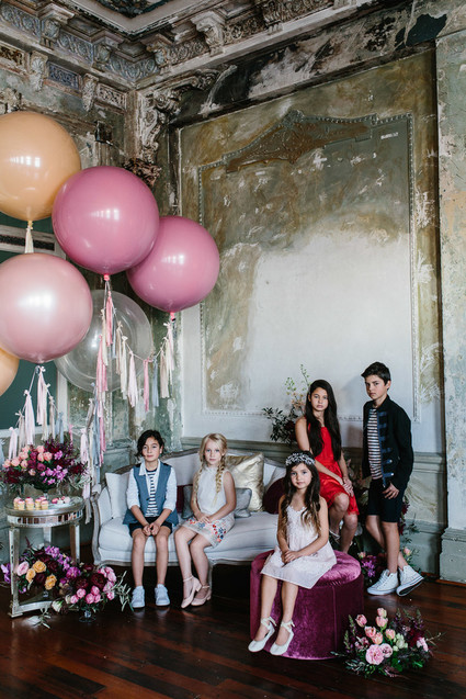 Moody floral spring party ideas