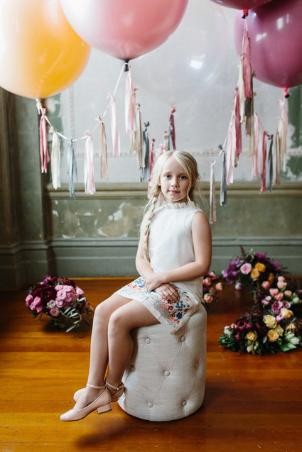 Moody floral spring party ideas