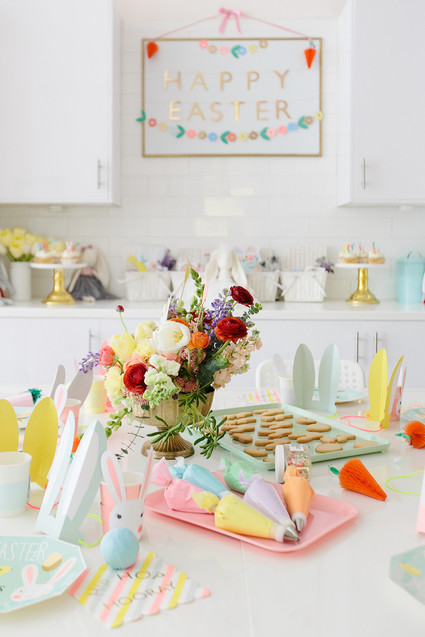 Modern Easter party ideas