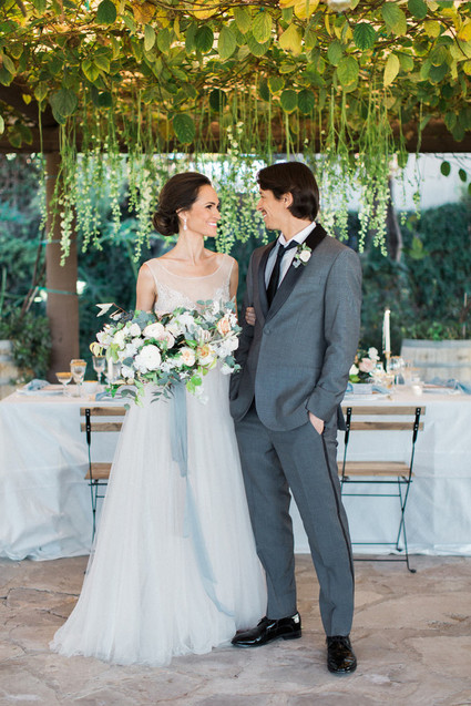 Spring wedding portrait