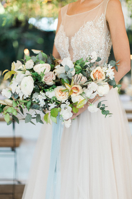 Spring bridal bouquet