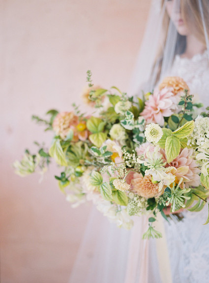Spring bridal bouquet