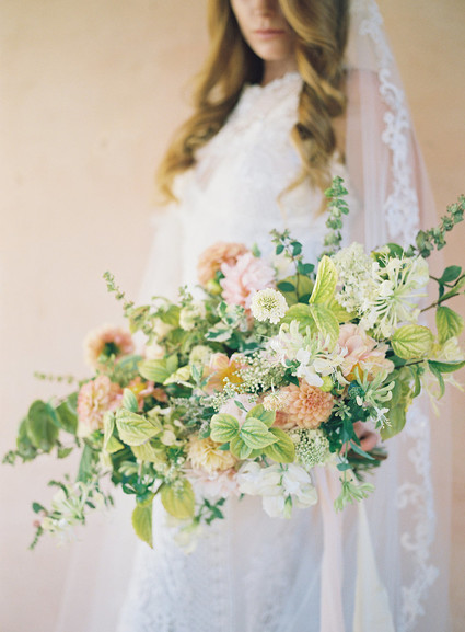 Spring bridal bouquet