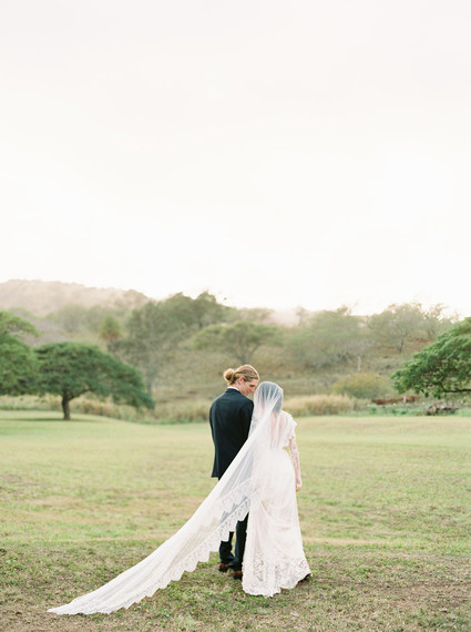 Ranch wedding portrait