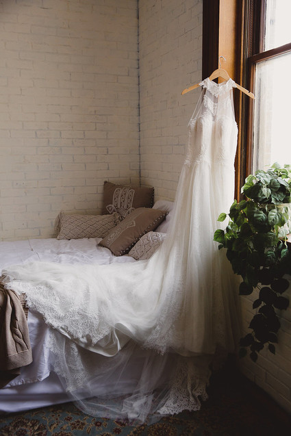 Modern wedding dress