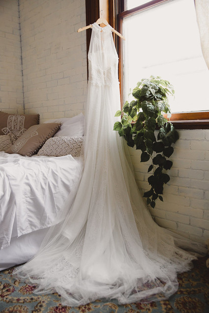 Modern wedding dress
