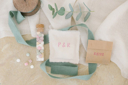 Bohemian wedding details