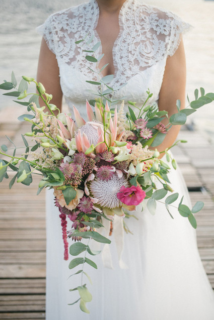 King protea bouquet