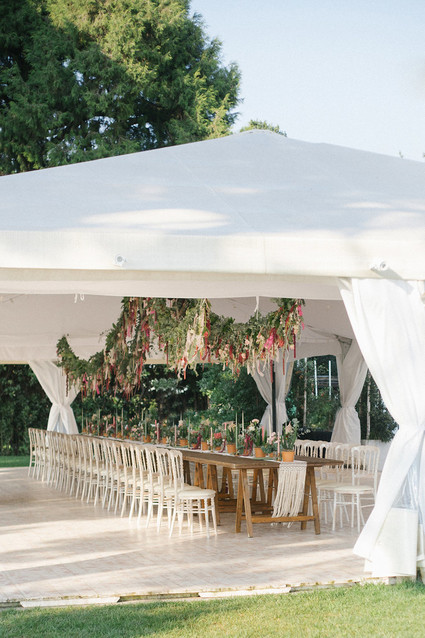 Bohemian reception space Inspiration