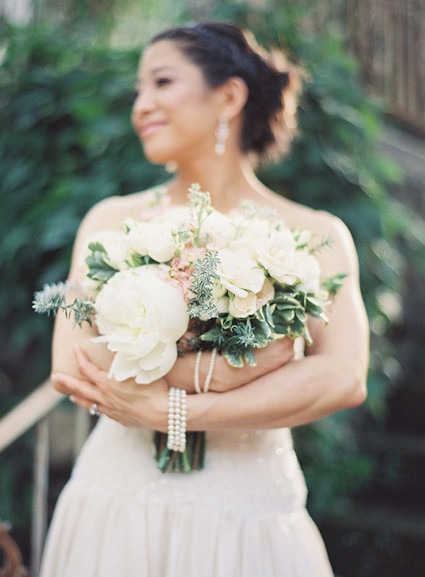 Peony bridal bouquet