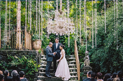 Wedding ceremony chandelier