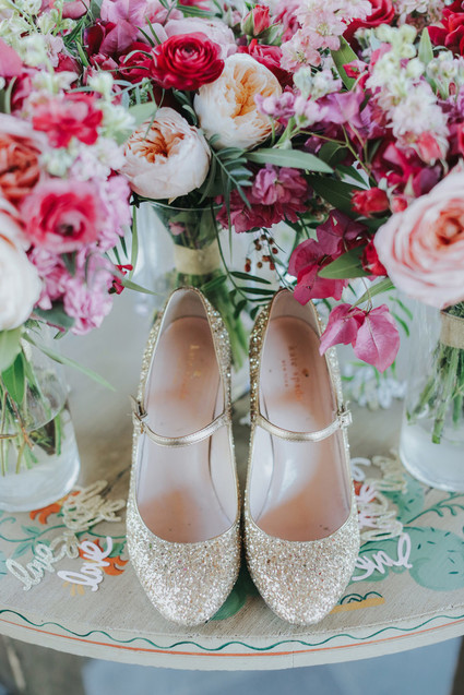 Gold Kate Spade heels