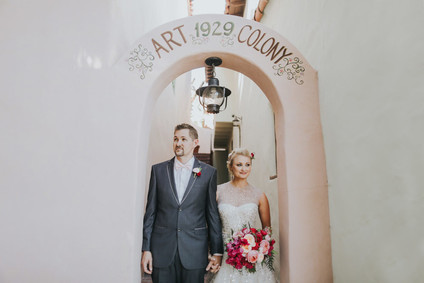 Palm Springs wedding portrait