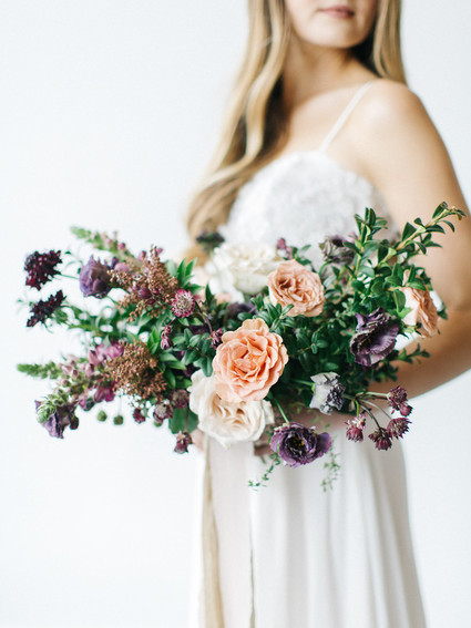 Organic bridal bouquet
