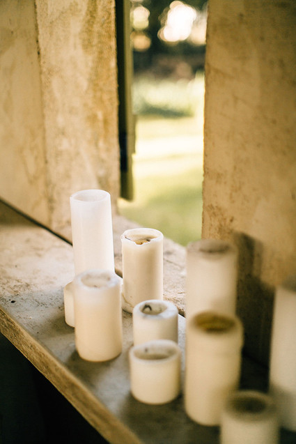 Rustic candles
