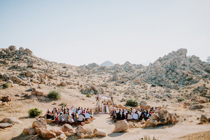 Desert wedding venue
