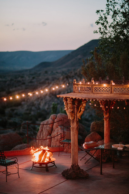 Desert wedding venue