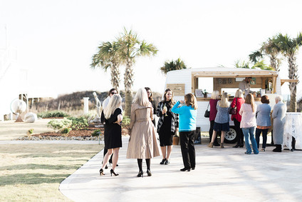 seaside glam baby shower