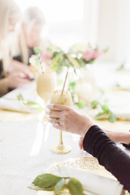 seaside glam baby shower