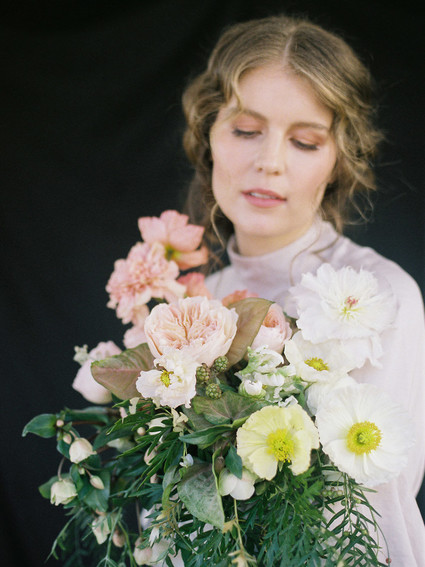 Pink bridal bouquet