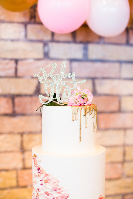 spring floral baby shower