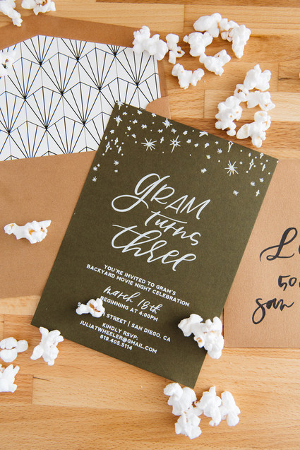 backyard movie party