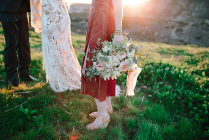 Bohemian wedding flowers