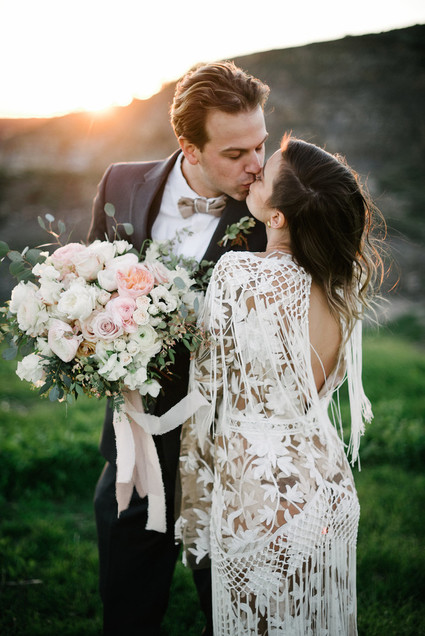 Bohemian wedding dress