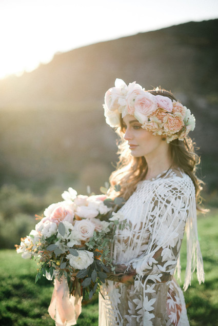 Spring boho bridal fashion