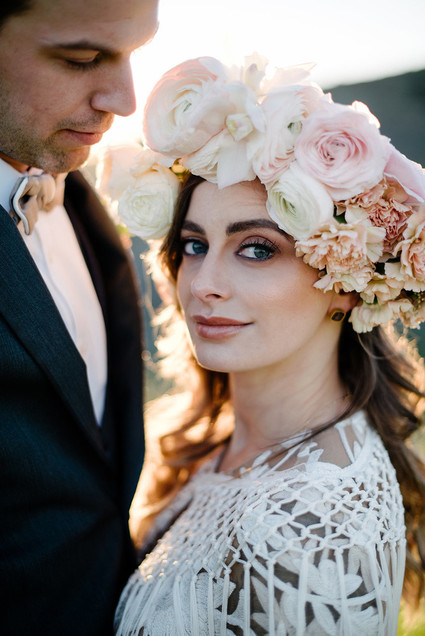 Bohemian flower crown